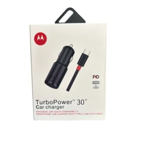 Adaptador Auto Motorola 30W