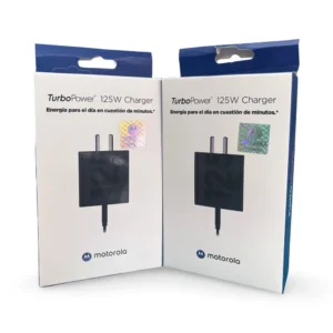 Cargador Motorola 125W Con Cable Turbo