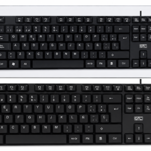 Teclado GTC KBG-207 Negro Con Cable  GTC KBG-207 Negro