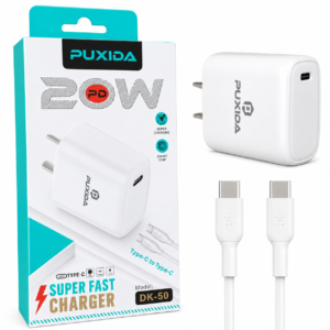 CARGADOR PUXIDA DK 50 TIPO C A TIPO C 20W